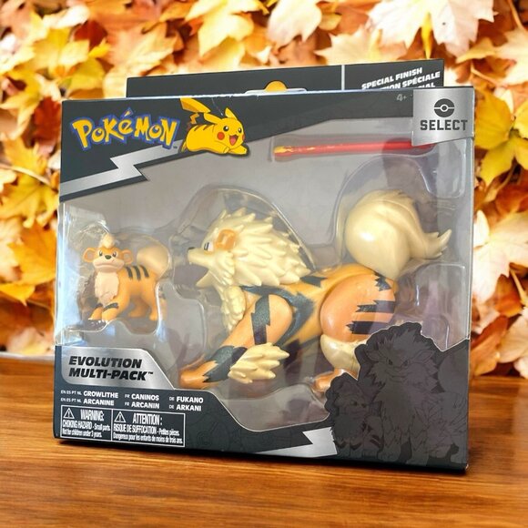Pokemon Select ~ Evolution Multipack (Growlithe, Arcanine) PKW2804 *Read - Picture 1 of 6